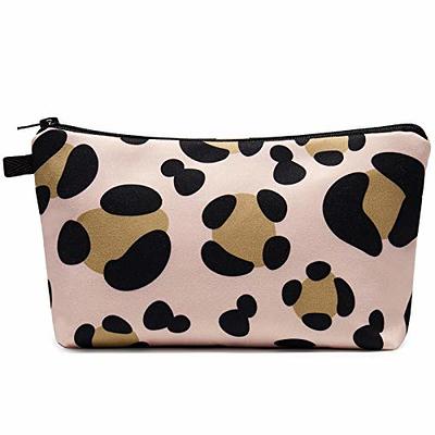 Makeup Bag Set for Women Cosmetic Bags 2PACK Small Makeup Mini Pouch for  Purse Gift for Her (Pink Flamingo)