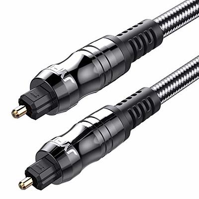 CableCreation 12FT Digital Optical Audio Cable, Toslink Cable Male to Male  Digital Optical Cable with Gold-Plated Connector for Home Theater, Sound