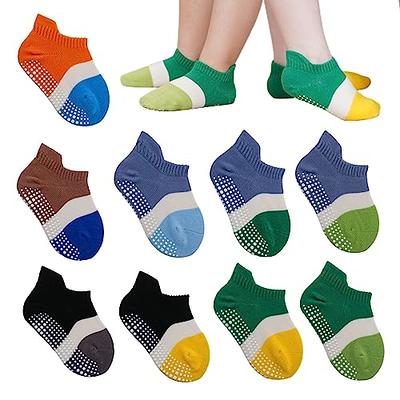  Pilates Grip Socks for Women Men Size 9-11 Yoga Socks