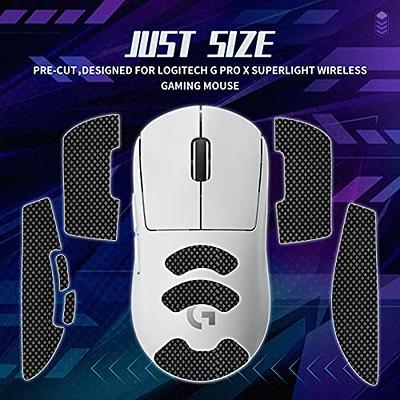 [Grip Upgrade] Hotline Games 2.0 Plus Mouse Anti Slip Grip Tape Compatible  With Logitech G Pro X Superlight Wireless Gaming Mouse Skins,Sweat