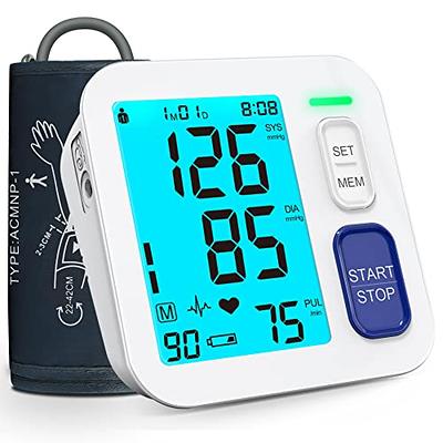 Sejoy Blood Pressure Cuff Arm Automatic, Blood Pressure Machine Monitors  Accurate for Home Use, Adjustable Digital BP Cuff Kit, Large Backlit  Display, 120 Sets Memory, USB Carrying Bag Included - Yahoo Shopping