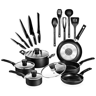 DI ORO 12-Piece Silicone Utensil Set - Spatulas Silicone Heat Resistant Up  to 600°F - Rubber Kitchen Spatulas for Cooking - Egg Spatulas, Cooking  Spoons, Baking Spatulas, & Jar Scrapers (Black) - Yahoo Shopping