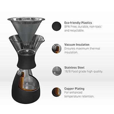 Stainless Steel French Coffee Press (32 oz) by Utopia Kitchen