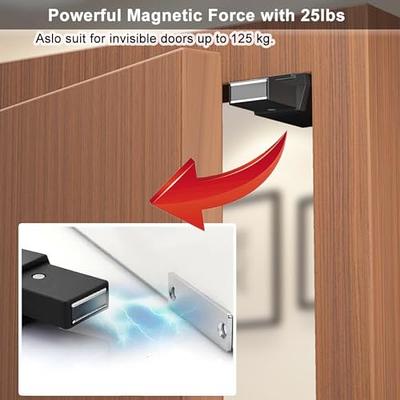 Magnetic Push Latches for Cabinets Jiayi 4 Pack Push to Open Door Latch  Heavy Duty Touch Latches Kitchen Door Push Release Latch for Drawer Closure