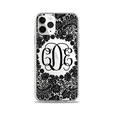 Personalised Marble Monogram Phone Case For iPhone 15 Pro Max 14