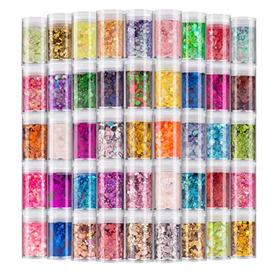 Holographic Chunky and Fine Glitter Mix, 45 Colors Festival