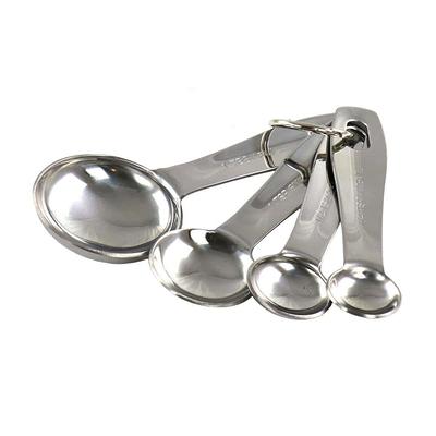 ExcelSteel 4-Piece Heavy Duty Stainless Steel Measuring Spoon Set