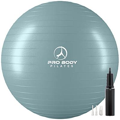 ProBody Pilates Mini Exercise Ball - 9 Inch Small Bender Ball for  Stability, Barre, Pilates, Yoga, Balance, Core Training, Stretching and  Physical Therapy with Workout Guide Black