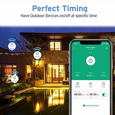 Etekcity Smart Outdoor WiFi Outlet Plug (15A) - Yahoo Shopping
