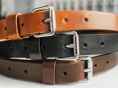 Initiales Belt Reversible 100 cm Cognac Black