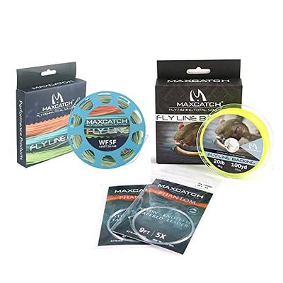 Maxcatch ECO Floating Fly Fishing Line Weight Forward Design with Welded  Loop (3F,4F,5F,6F,7F,8F) (Line Combo-Moss Green, WF5F-100FT) - Yahoo  Shopping