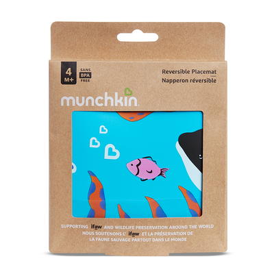 Munchkin Spotless Silicone Placemats - 2 Pack (Purple/Blue)