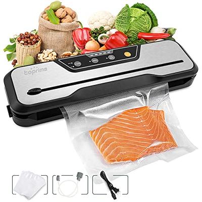 OSEYM Vacuum Sealer Machine, 90Kpa Automatic Food Sealer Machine, Food  Sealers Vacuum Packing Machine with Cutter & Bags, Air Sealing System for