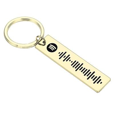 Personalized Spotify Code Keychain, Embroidered patches manufacturer