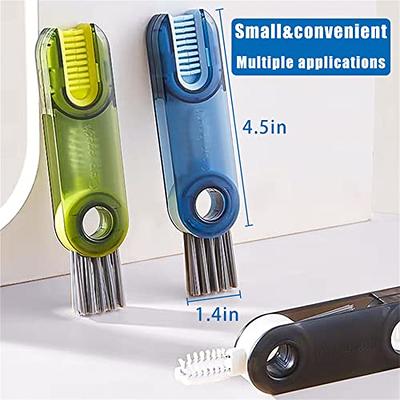 3 in 1 Multifunctional Cleaning Brush,3 in 1 Tiny Bottle Cup Lid Detail  Brush Straw Cleaner Tools Multi-Functional Crevice Cleaning