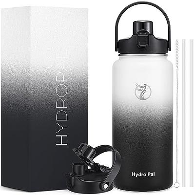 64oz Thermoflask Bottle with Chug and Straw Lid, Black