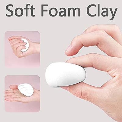 White craft foam clay
