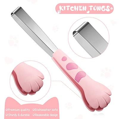 3 Pcs Cat Paw Tongs Cat Tongs Kawaii Food Kitchen Tongs Stainless Steel  Tongs Cute Kitchen Accessories Gift for Cooking Toast, Bagels Barbecue and  More, 3 Size(Pink, White, Black) - Yahoo Shopping