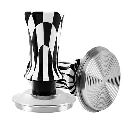 Espresso Tamper 51mm 53mm 58mm Calibrated Tamper with Spring-loaded Barista  Espresso Coffee Tamper 304 Stainless Steel 100% Flat Base Premium Espresso