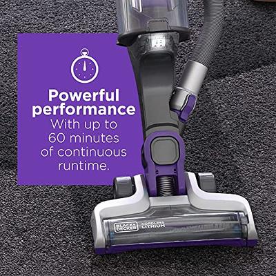 BLACK+DECKER BSV2020P Purple Cordless Stick Vacuum Cleaner for