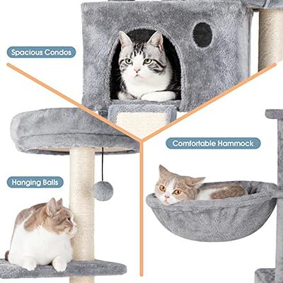 Elevated Cat Bed | Breathable Plush Cat Hammock | Cat Toy Fur Ball | Pet  Supply Bed