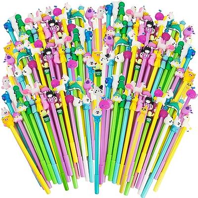 LiYiQ 100 Pcs Fun Pens for Kids Cute Pens for Girls Cute Gel Pens Cute Pens  Kawaii for Kids Office School Supplies Assorted Style