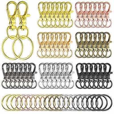 WEWAYSMILE 48Pcs 12Style Keychain Clasps Set Includes Swivel Clasps Lanyard  Spring Hook, Split Key Ring, Iron Alloy Lobster Claw Clasp with Key Chain  Ring for Keychain Jewelry DIY (4Pcs/Style) - Yahoo Shopping