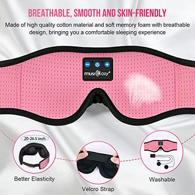 MUSICOZY Sleep Headphones Bluetooth 5.2 Headband Breathable 3D Sleeping  Headphones, Wireless Music Eye Mask Earbuds for Side Sleepers Mom Women  Cool Tech Gadgets Unique - Yahoo Shopping