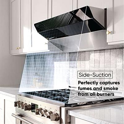 IKTCH 36 inch Vent Wall Mount Range Hood - Powerful 900 CFM Stainless Steel Chimney Vent for Clean Air and Modern Style - 36