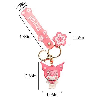 Gonii Cute Anime Keychains, Kawaii Keyring Merchandise, Gifts for Friends and Cute Anime Fans