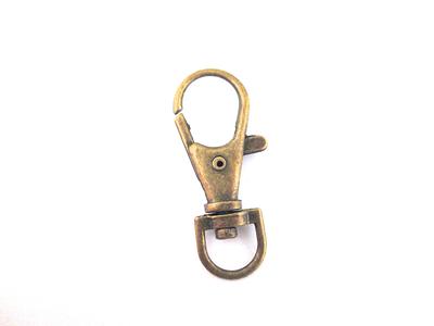 sprookber 100pcs Metal Lobster Claw Clasp with Key Ring, Keychain