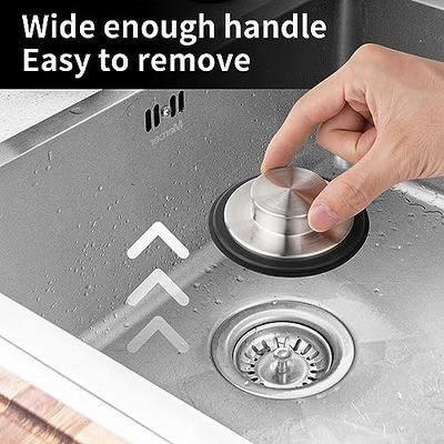 Tifanso Kitchen Sink Drain Stopper - 2PCS Garbage Disposal Stopper 3.34  Inch Sink Drain Plug, Stainless Steel Kitchen Sink Drain Cover Fits  Standard Kitchen Drain Size of 3-1/2 Inch - Yahoo Shopping