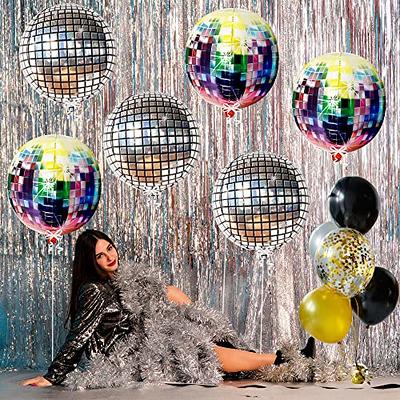  KatchOn, Big Multicolor Disco Ball Balloons - 22 Inch, Pack of  9, 4D Disco Balloons for Disco Party Decorations, New Years Balloons  2024, Disco Bachelorette Party Decorations