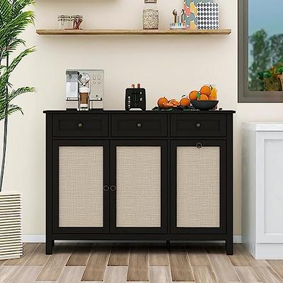 LIVING SKOG Monti White Food Pantry with Drawer Kitchen Storage