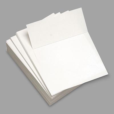 PrintWorks Half Sheet Perforated Paper, 8.5 x 11, 20 lb, 2500