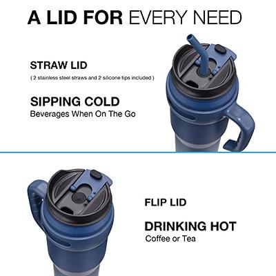 Wholesale 40oz Tumbler with Handle Straw Lid Insulated Stainless Steel  Stanley