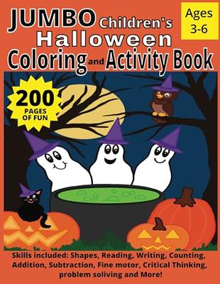 My Halloween Activity Book for Kids Age 4-8, Halloween Coloring