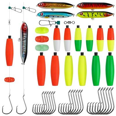  SILANON Peg Floats Fishing Bobbers,Foam Cigar Fishing