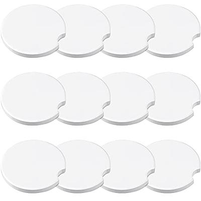 Marble Design Sublimation Blanks Ceramic Car Coasters Cup