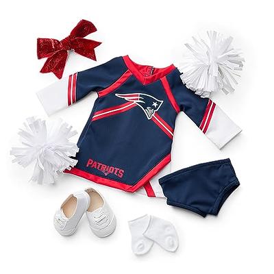 American Girl New England Patriots Cheer Uniform 18 inch Doll Clothes with Pom  Poms, Navy and Red, 5 pcs, Ages 6+ - Yahoo Shopping