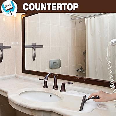 Shower Squeegee for Bathroom Shower Glass Doors, Rubber Window