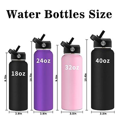 Personalized Water Bottles for Kids, 18 oz Custom Name Insulated Water  Bottle With Straw, Stainless Steel Reusable Waterbottle Gifts for School  Girls