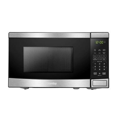 GE - 0.7 Cu. ft. Compact Microwave - Stainless Steel