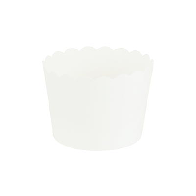 White Fluted Baking Cup 3 x 1 1/4 - 500/Pack