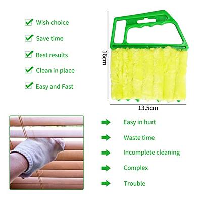 Window Blind Cleaner Duster Brush Kit 2 Pack Brush - Blind Cleaner Tools  For Window Blinds Air Conditioner Jalousie Dust