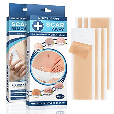  AWD Silicone Scar Gel for Surgical Scars - Medical Grade  Silicone Scar Gel for C Section, Tummy Tuck, Keloid Treatment Use With or  Without Silicone Scar Tape - After Surgery