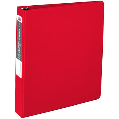  Office Depot® Brand 3-Ring Durable View Binder, 2 Round  Rings, 49% Recycled, Dusty Rose : Office Products