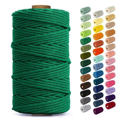 Nook Theory 4mm Macrame Cord 109 Yards - 3mm 4mm Soft Macrame Rope Perfect  for Knots - Macrame Supplies for Wall Hangers & Boho Decorations - Cotton  Rope - Macrame String (Emerald) - Yahoo Shopping