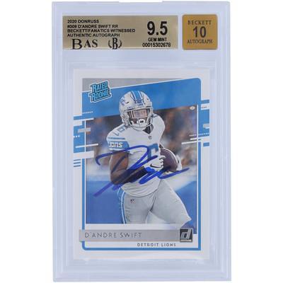 Jalen Hurts Philadelphia Eagles Autographed 2020 Panini Donruss Clearly Rated Rookie #RR-JAH Beckett Fanatics Witnessed Authenticated Card