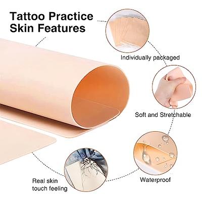 Tattoo Skin Practice with Stencil Paper, Urknall 40PCS 1mm Thick Fake Skin  and Tattoo Transfer Paper Kit Including 10PCS Tattoo Skin and 30PCS Tattoo  Stencil Paper for Tattoo Supplies - Yahoo Shopping